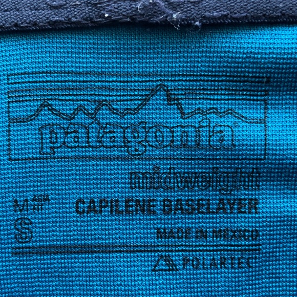 PATAGONIA Capilene Baselayer Teal Leggings – Women’s S - Picture 8 of 11